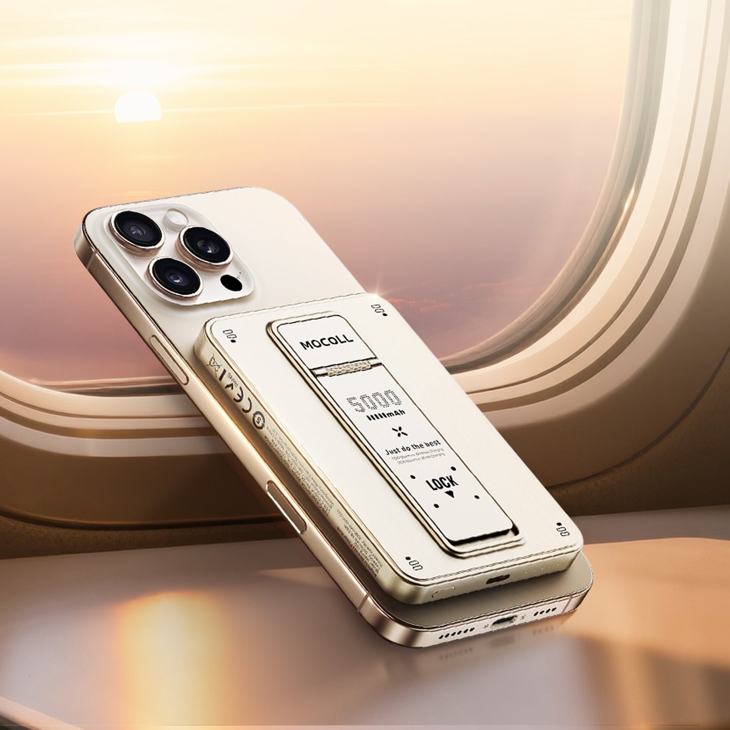 20W Portable Power Bank with Magnetic Wireless Charging