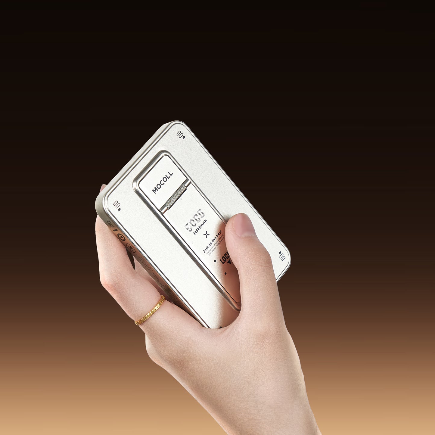 20W Portable Power Bank with Magnetic Wireless Charging