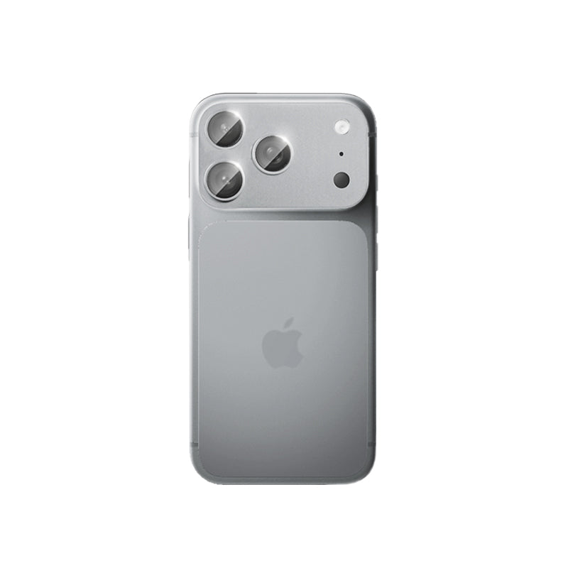 Lens Tempered  Glass  With Metal Frame  (Integrated )- Silver