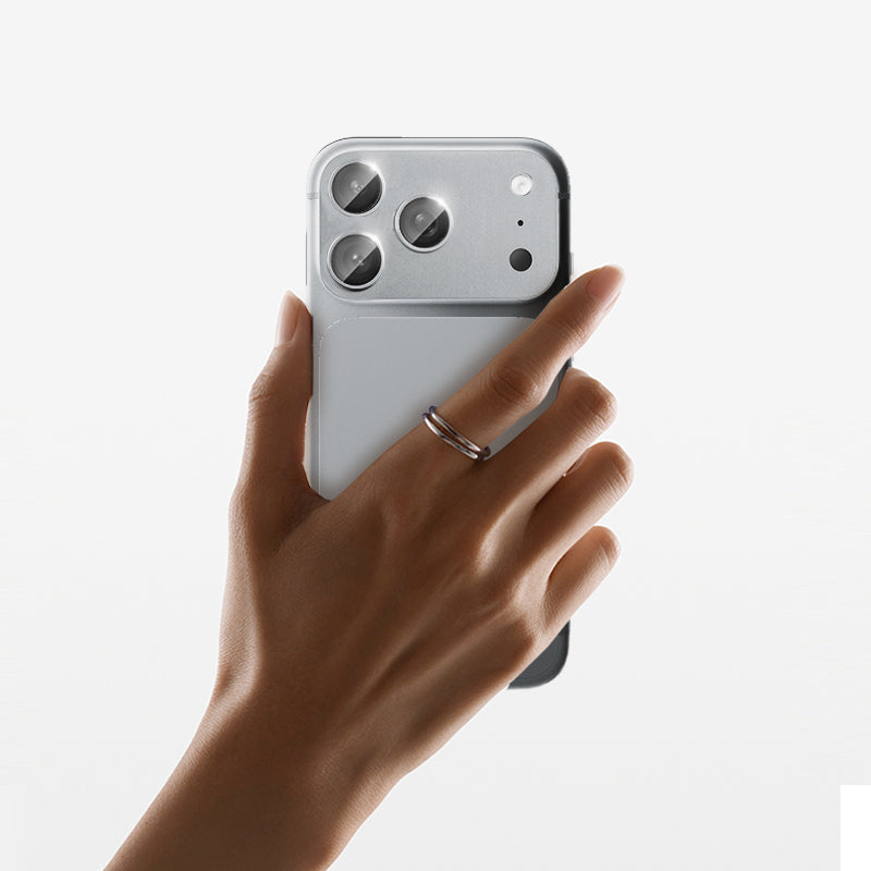 Lens Tempered  Glass  With Metal Frame  (Integrated )- Silver