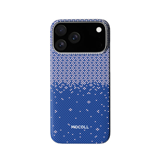 Kevlar Magnetic Circle  Case ( iPhone 17 Pro Max Blue )