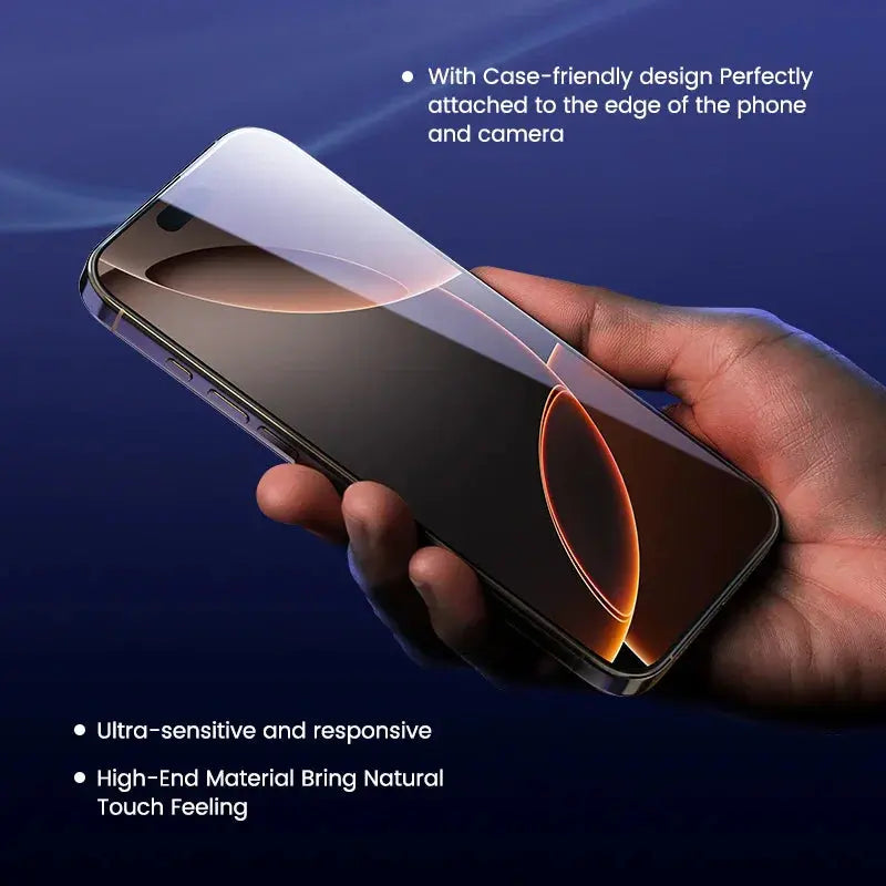 MOCOLL Anti-Scratch Sapphire Glass Phone Protector for iPhone 16 Series