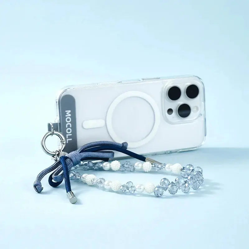 MOCOLL Liquid Ambar Phone Charm with Beaded Design