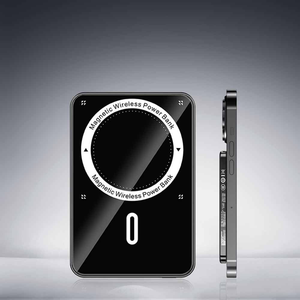 MOCOLL Magnetic Wireless Power Bank 20W Ultra Thin-Black