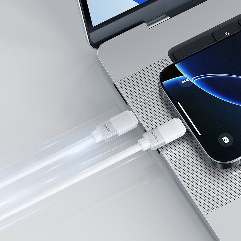 MOCOLL Tiny Icy Crystal USB-C Cable 100W Fast Charging