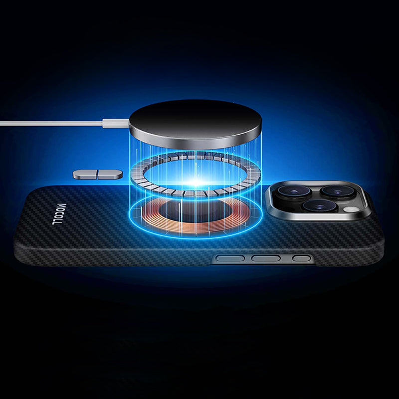 Kevlar Magnetic Circle Case ( For iPhone 15/16 Series )
