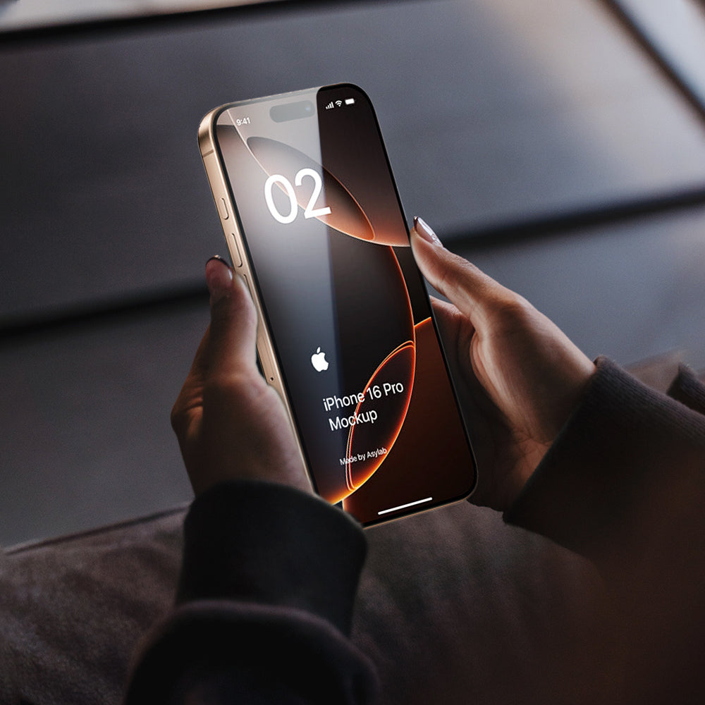 Durable screen protector for smartphones displayed with quick installation on a modern phone