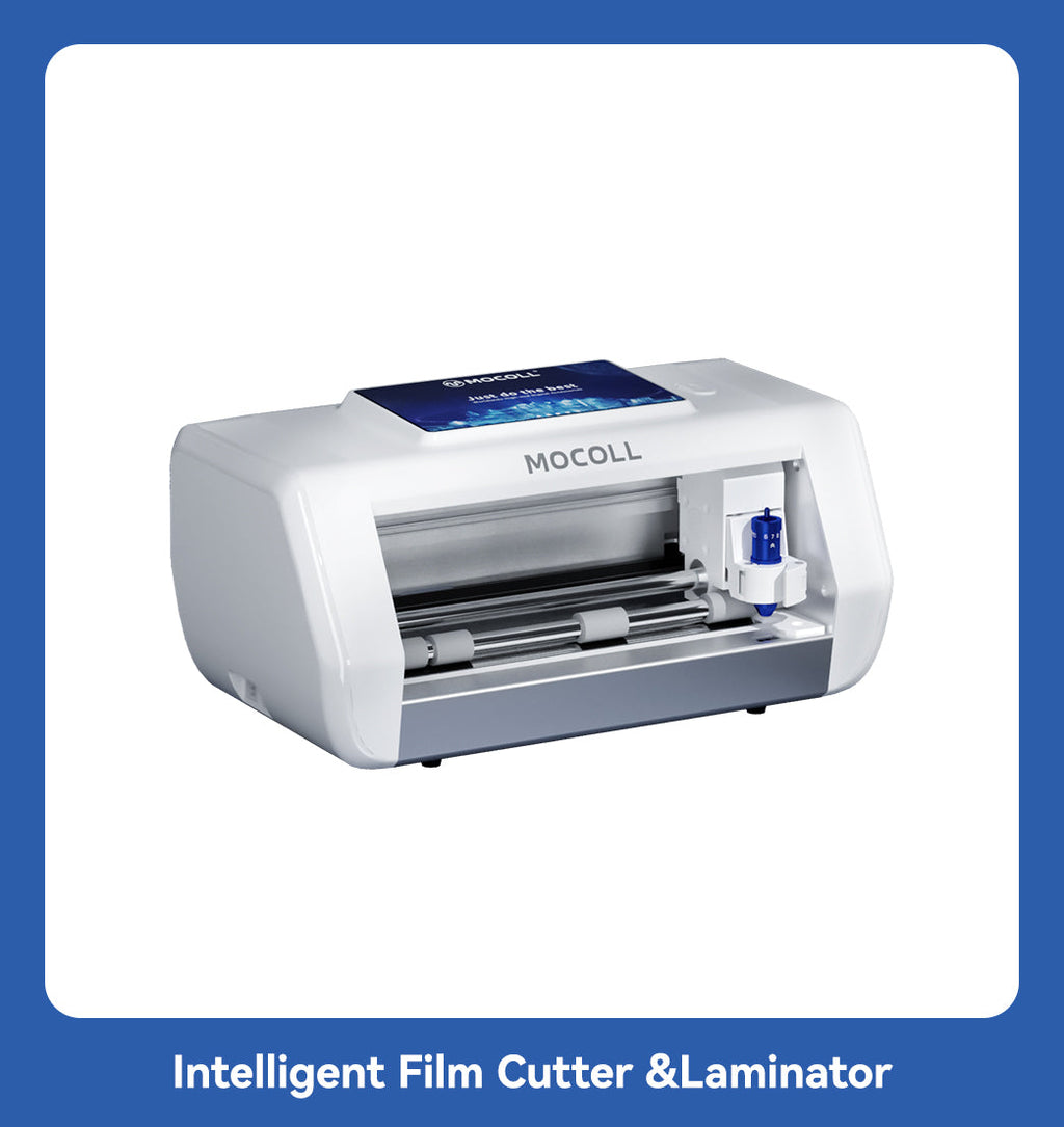 MOCOLL intelligent film cutting machine for automatic precise cutting and laminating of cell phone film