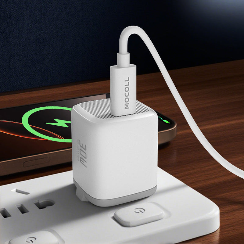 Affordable premium phone charger collection featuring compact white and green USB wall adapters