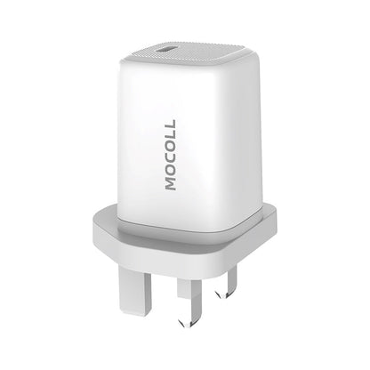 Tiny Icy Crystal Series 45W Dual-port GaN Fast Charger （UK） MOCOLL
