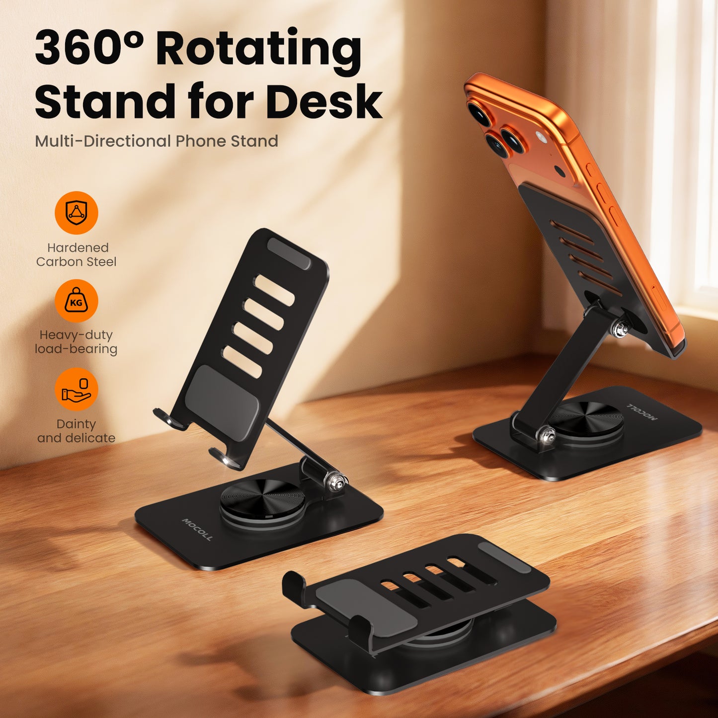 360° rotating phone holder