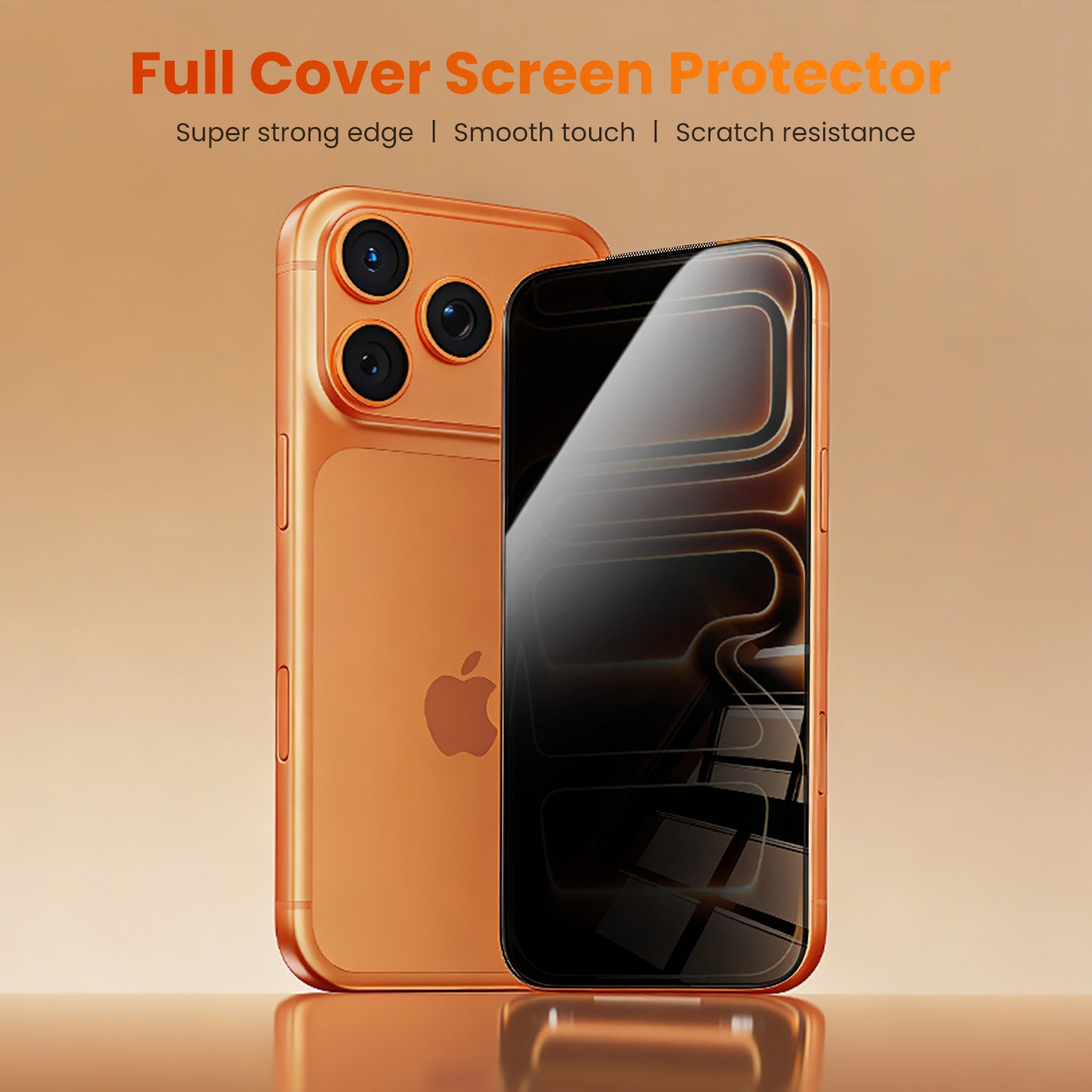 Apple 17 Pro tempered glass screen protector