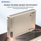 MOCOLL Magnetic Wireless Power Bank 20W Ultra Thin-Gold