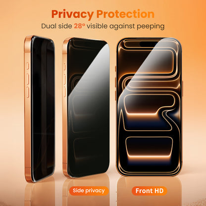 Apple 17 Pro tempered glass screen protector