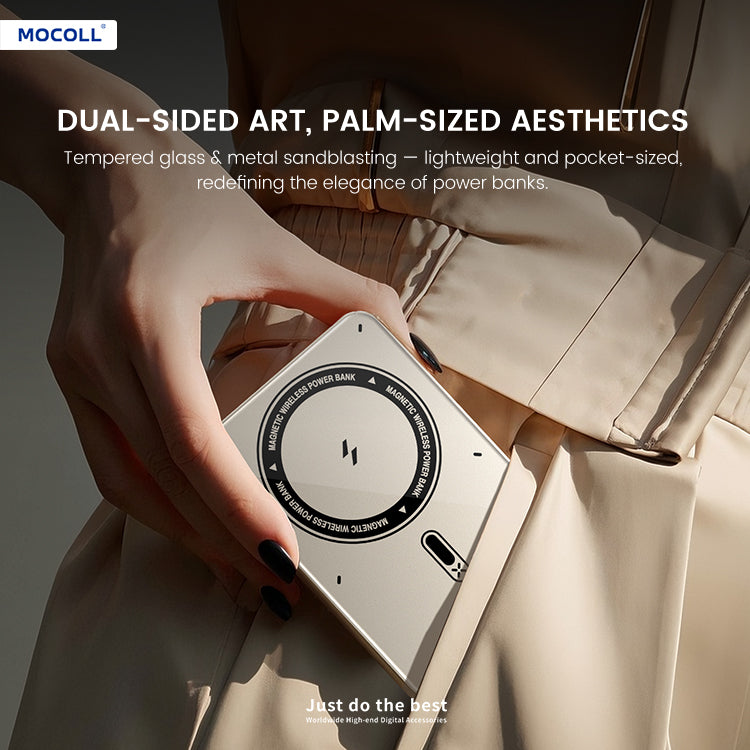 MOCOLL 20W Portable Power Bank with Magnetic Wireless Charging