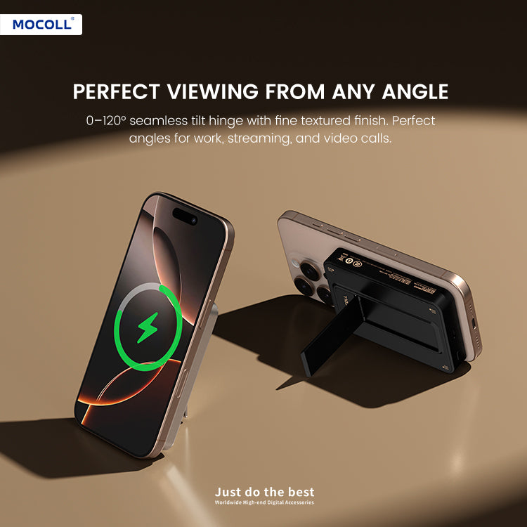 MOCOLL 20W Portable Power Bank with Magnetic Wireless Charging
