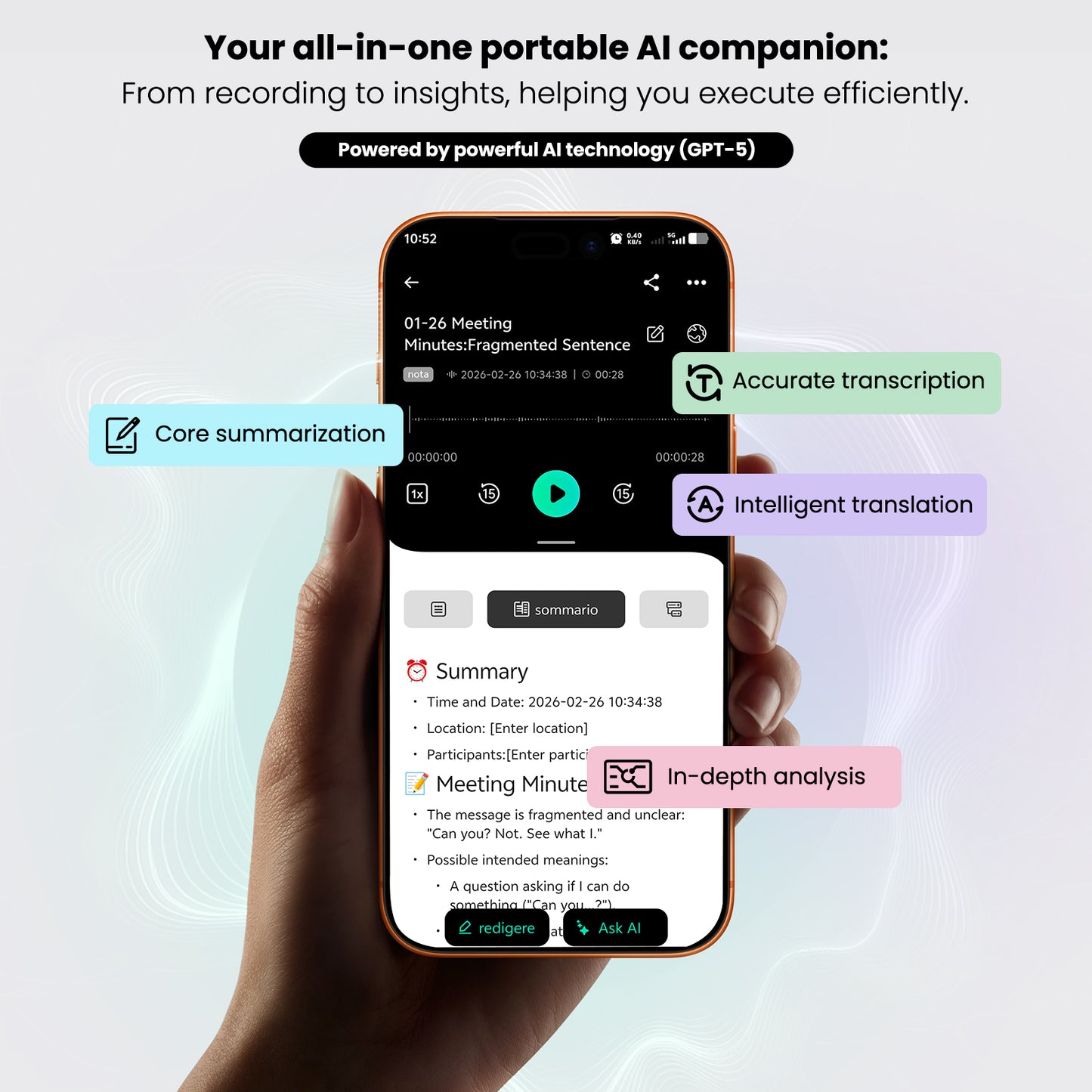 Smart AI Recorder