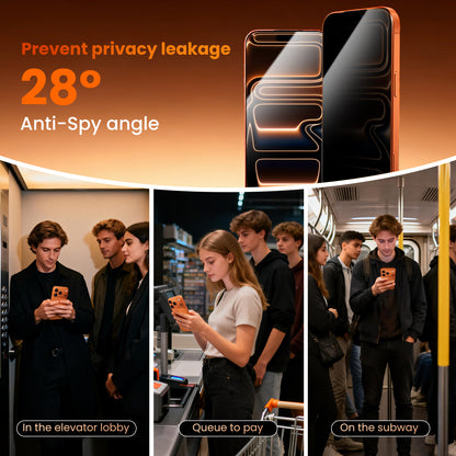 Apple 17 Pro tempered glass screen protector