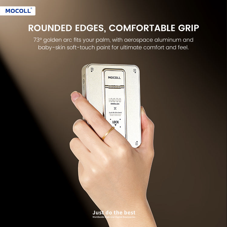 MOCOLL 20W Portable Power Bank with Magnetic Wireless Charging