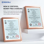 MOCOLL Magnetic Wireless Power Bank 20W Ultra Thin-Gold