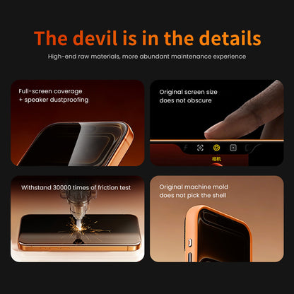 Apple 17 Pro tempered glass screen protector