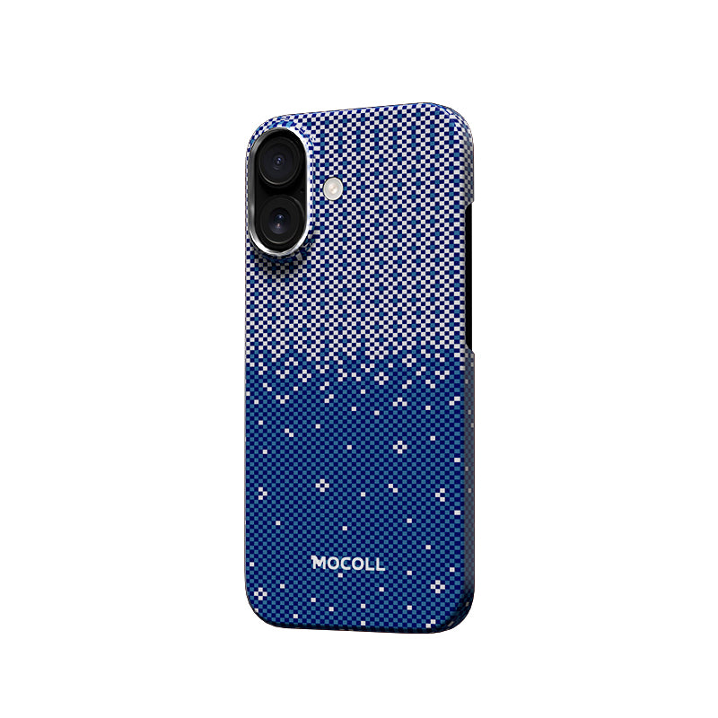 Kevlar Magnetic Circle  Case ( iPhone 17 Blue )