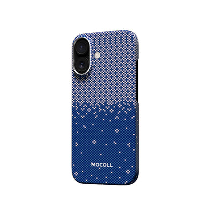 Kevlar Magnetic Circle  Case ( iPhone 17 Blue )