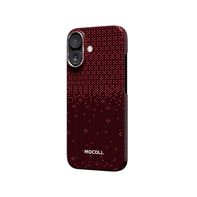 Kevlar Magnetic Circle  Case ( iPhone 17 Red )