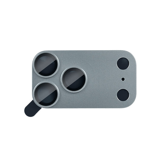 Lens Tempered  Glass  With Metal Frame  （Integrated ）- Gray