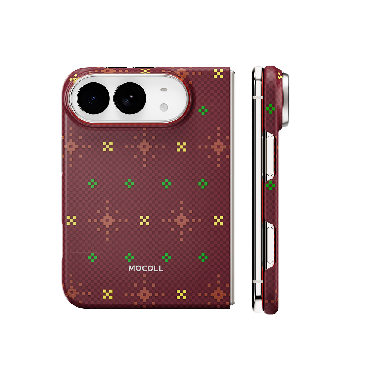 Ultra-Thin Aramid Fiber Case for iPhone 18 Duo – Red | MOCOLL