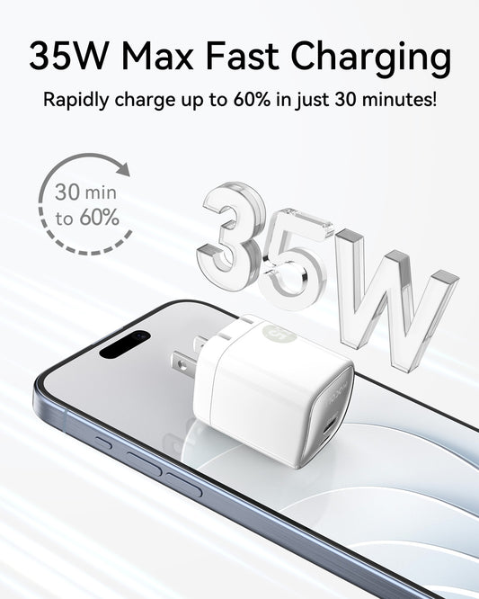 35W Dual USB-C Charger