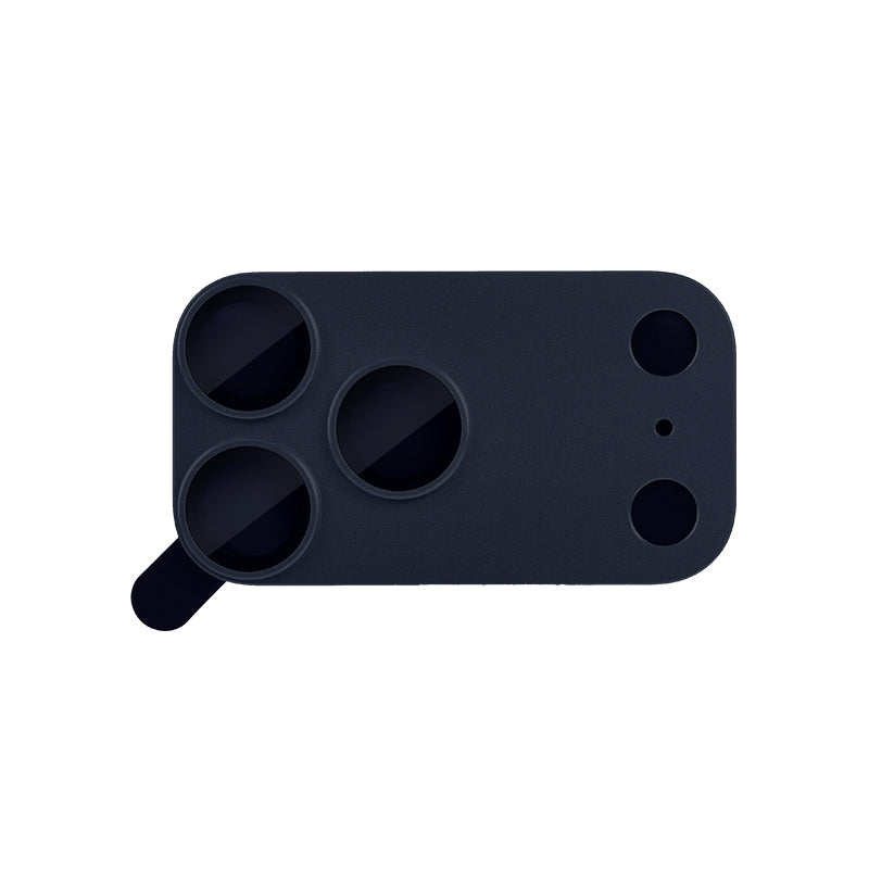 Lens Tempered  Glass  With Metal Frame  （Integrated ）- Blue