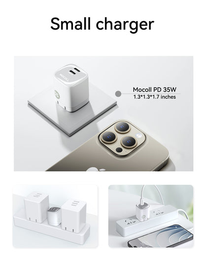 35W Dual USB-C Charger