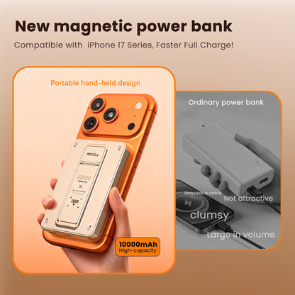 20W Portable Power Bank with Magnetic Wireless Charging