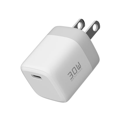 Tiny Icy Crystal Series 30W GaN Fast Charger White US