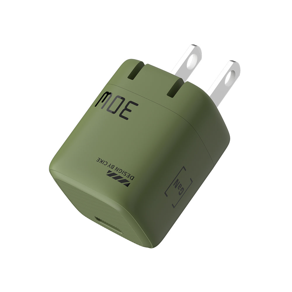 Tiny Icy Crystal Series 30W GaN Fast Charger Green US