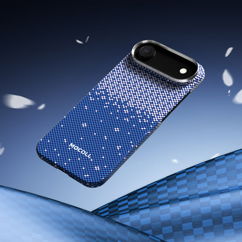 Kevlar Magnetic Circle  Case ( iPhone 17 Air Blue )
