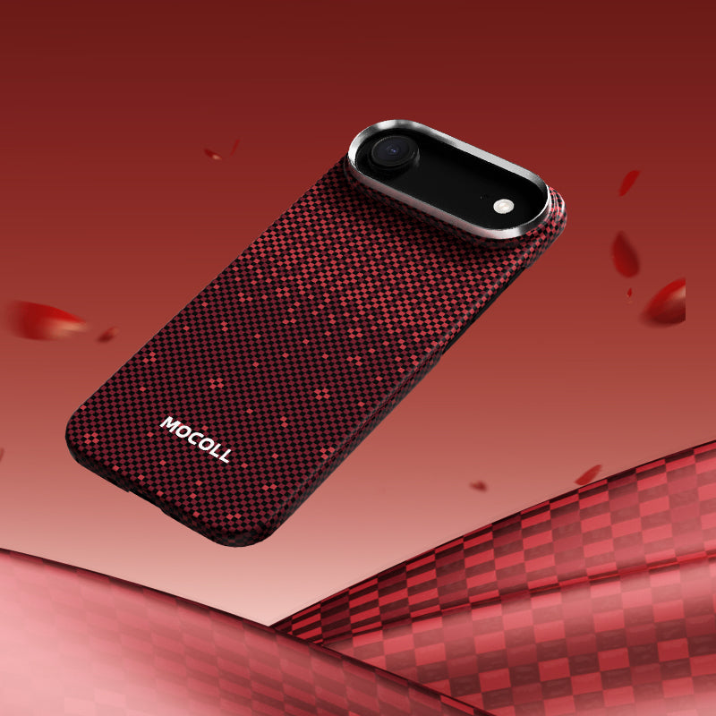 Kevlar Magnetic Circle  Case ( iPhone 17 Air Red )