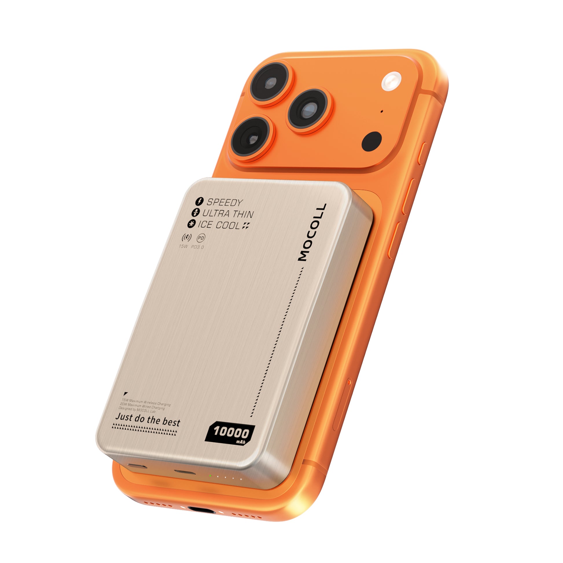 Wireless fast charging magnetic power bank