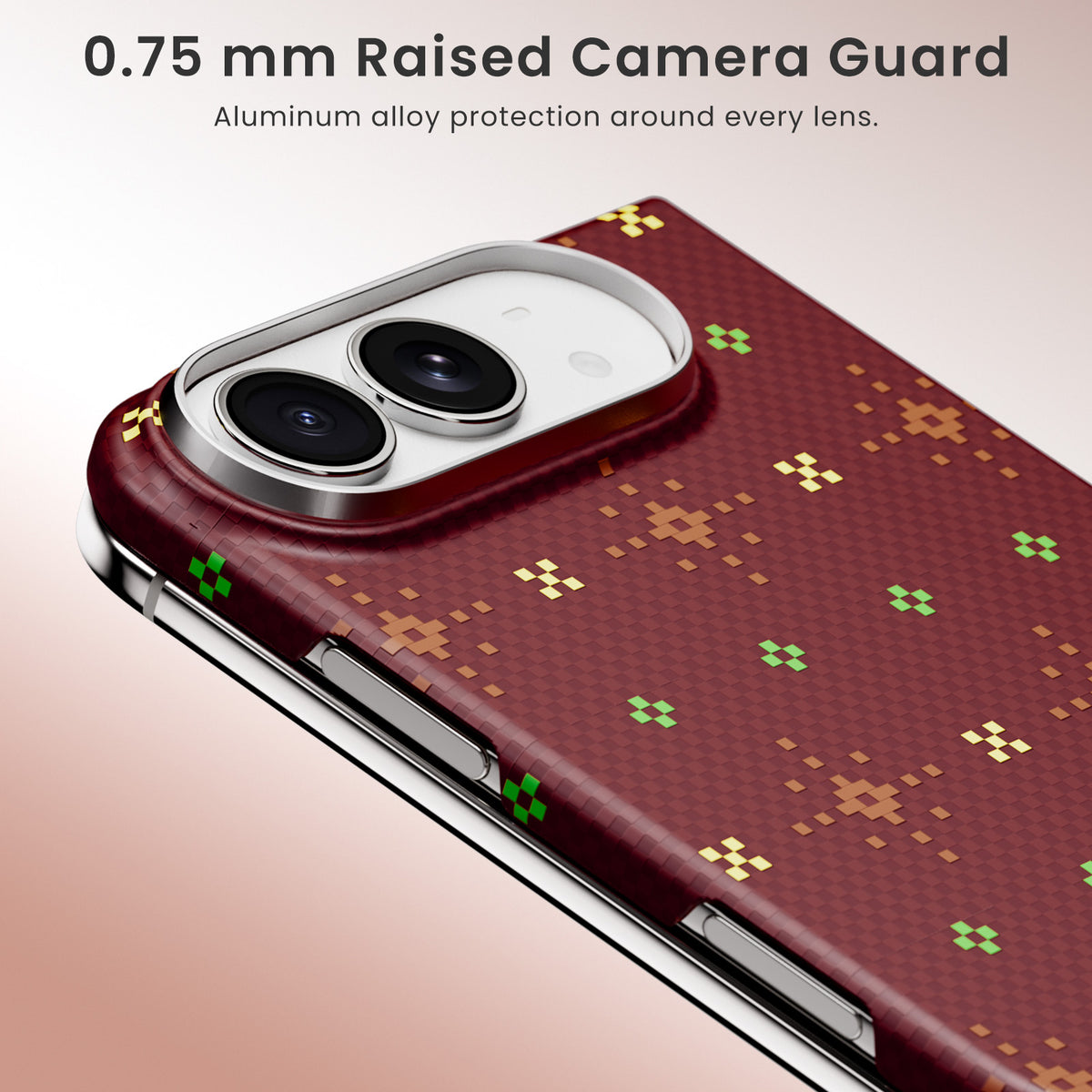 Ultra-Thin Aramid Fiber Case for iPhone 18 Duo – Red | MOCOLL