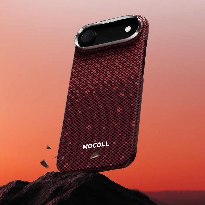 Kevlar Magnetic Circle  Case ( iPhone 17 Air Red )