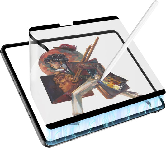 [Jenny Family Recommendation] MOCOLL Paperfeel Screen Protector for iPad Air 13 Inch M2 (2024), Write and Draw Like on Paper, Magnetic Detachable and Reusable,Compatible with Tempered Film,Removable/Anti Glare/Matte/Bubble Free