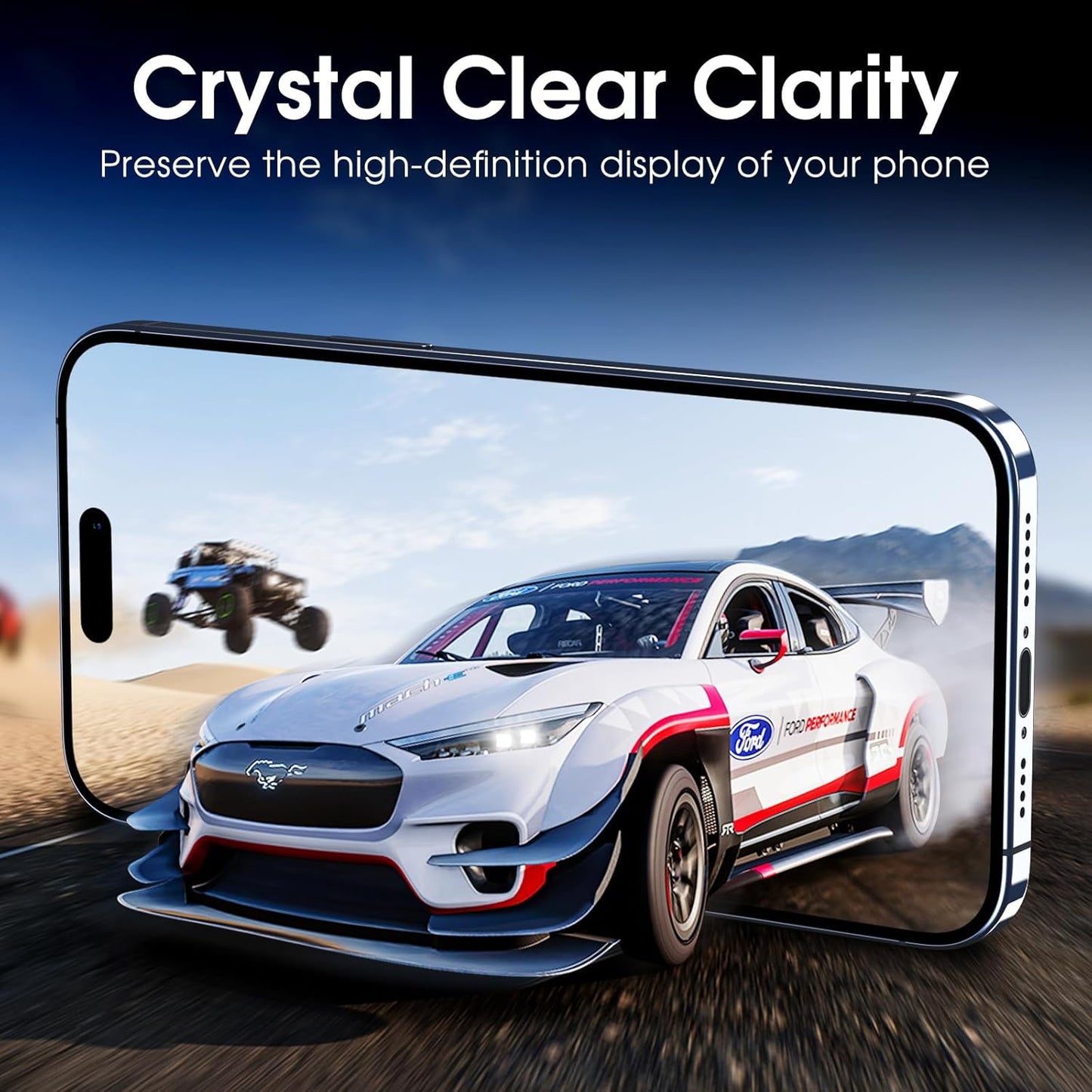 [Jenny Family Recommendation] MOCOLL Ultra-Clear Screen Protector for iPhone 14/15 – HD Clarity, Scratch-Resistant, Easy Installation, Full Coverage