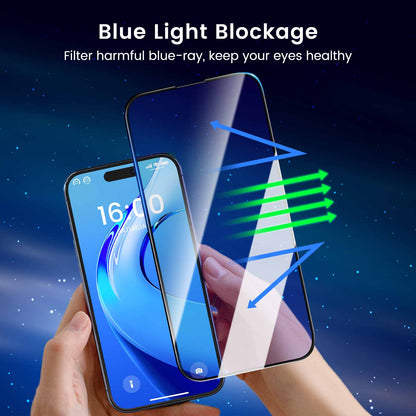 Full-screen tempered glass screen protector, 2-pack