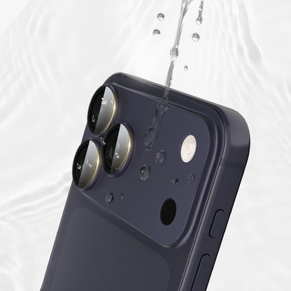 Lens Tempered  Glass  With Metal Frame  （Integrated ）- Blue