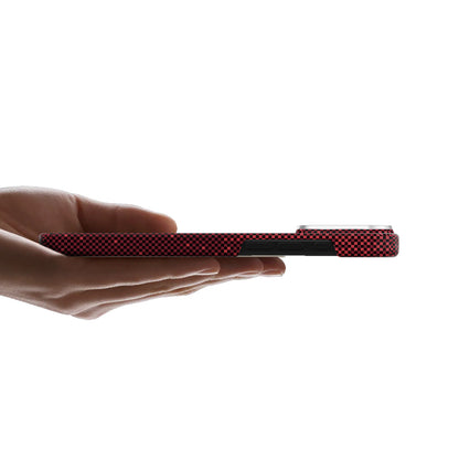 Kevlar Magnetic Circle  Case ( iPhone 17 Pro Red )