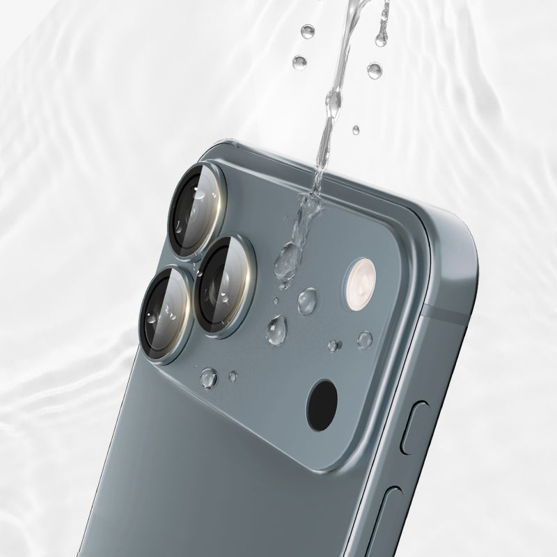 Lens Tempered  Glass  With Metal Frame  （Integrated ）- Gray