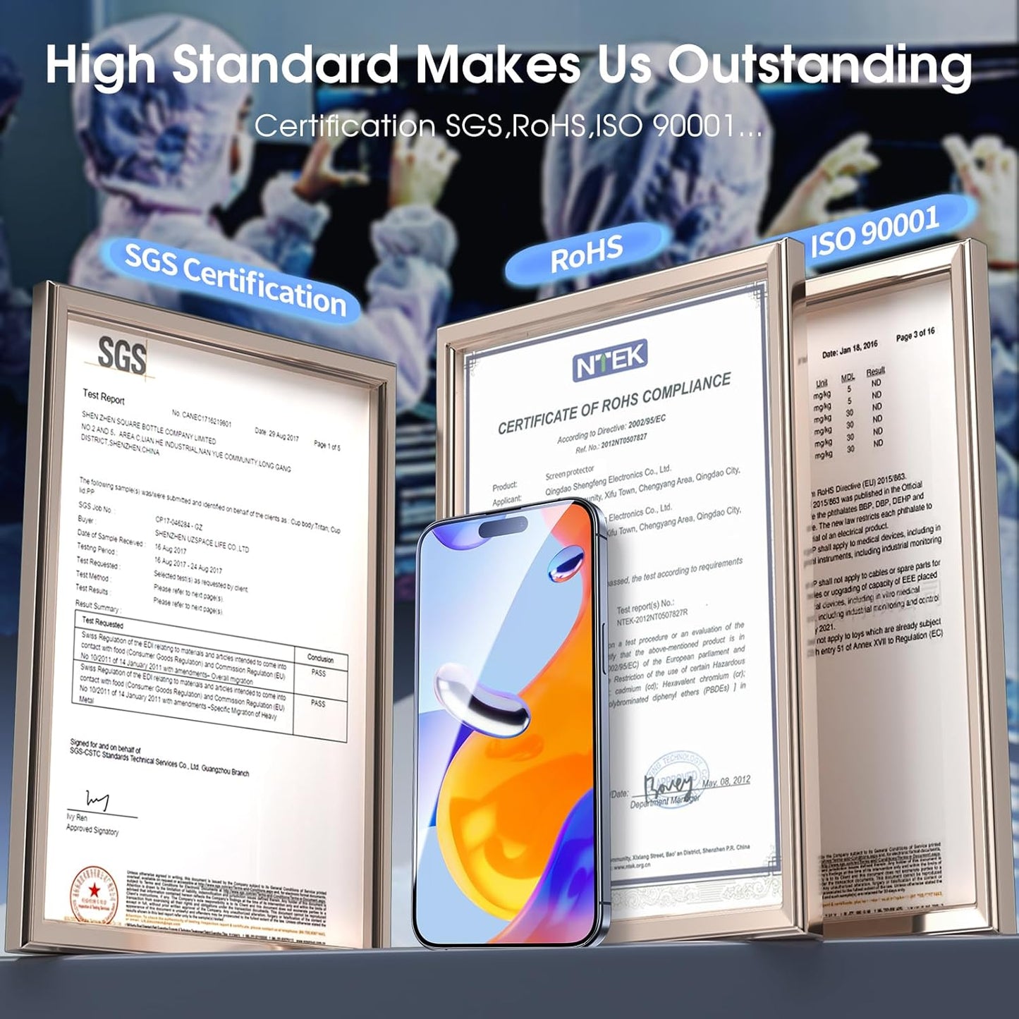 [Jenny Family Recommendation] MOCOLL Ultra-Clear Screen Protector for iPhone 14/15 – HD Clarity, Scratch-Resistant, Easy Installation, Full Coverage