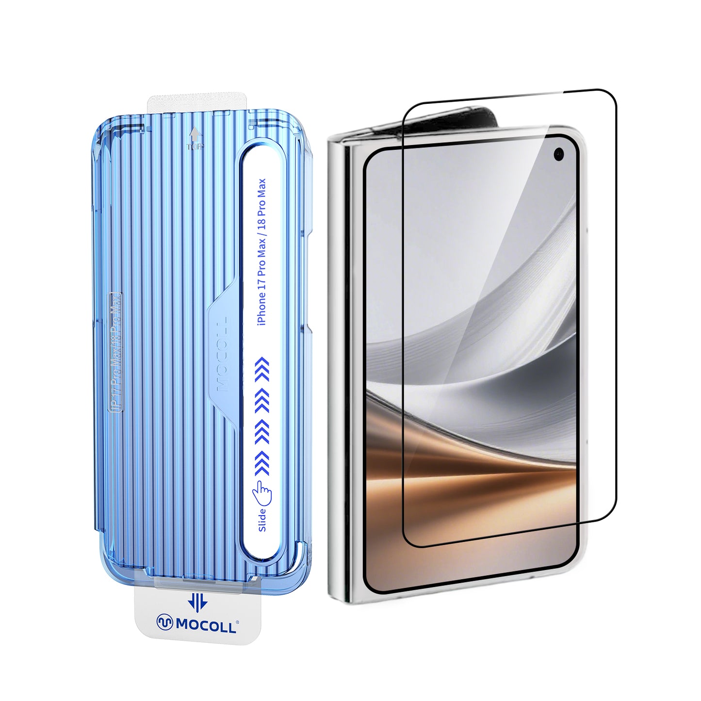 Full-cover 9H tempered glass screen protector made with Japan Asahi glass
