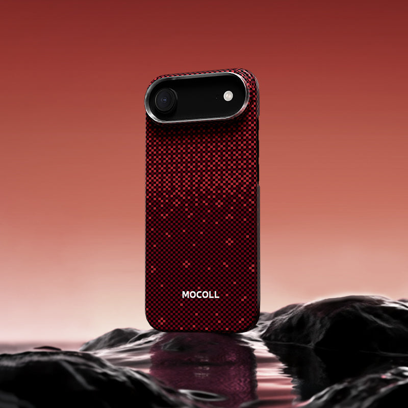 Kevlar Magnetic Circle  Case ( iPhone 17 Air Red )